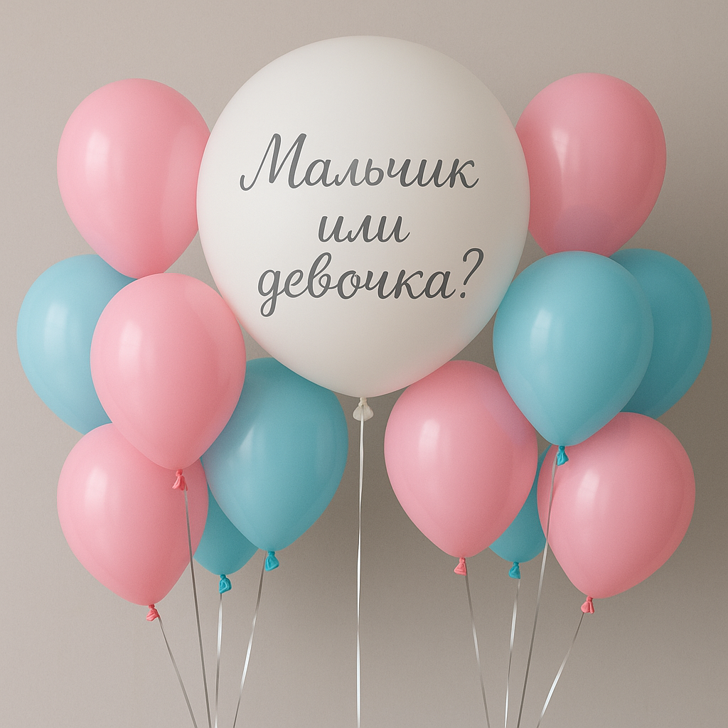 шарики мальчик или девочка